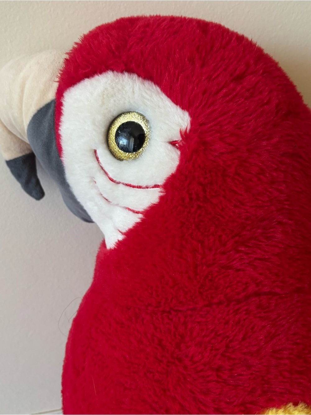 Red Plush Parrot Stuffed Animal